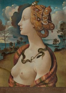 Porträt von Simonetta Vespucci von Piero di Cosimo