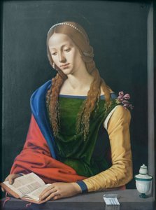 Die heilige Maria Magdalena beim Lesen