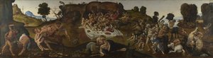 Der Kampf zwischen den Lapithen und den Kentauren, ca. 1500-1515 von Piero di Cosimo