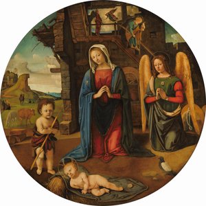Die Geburt Christi mit dem kleinen Johannes, ca. 1495-1505