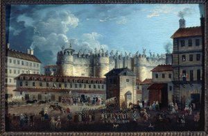 Abriss der Bastille, 17. Juli von Pierre Antoine Demachy