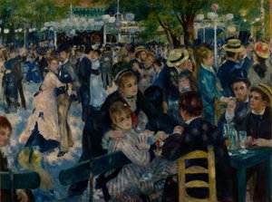 Tanz im Moulin de la Galette von Pierre-Auguste Renoir