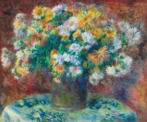 Chrysanthemen von Pierre-Auguste Renoir