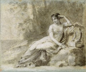 Studie für ein Porträt der Kaiserin Joséphine von Pierre Paul Prudhon
