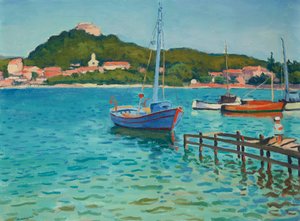 Porquerolles, Sommernachmittag von Albert Marquet