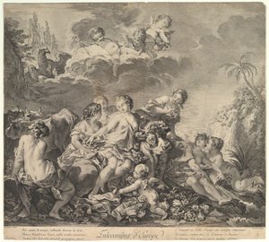 Die Entführung Europas, 18. Jahrhundert von Pierre Alexandre Aveline