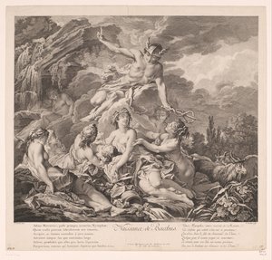 Geburt des Bacchus von Pierre Alexandre Aveline