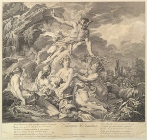Naissance de Bacchus, 18. Jahrhundert von Pierre Alexandre Aveline