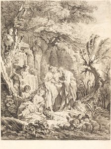 Das gute Abenteuer von Pierre Alexandre Aveline after François Boucher