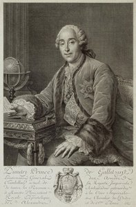 Porträt von Prinz Dmitriy Mikhailovich Golitsyn 1721-1793, 1762