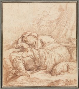 Ein schlafender Schäfer, 1700er-1800er