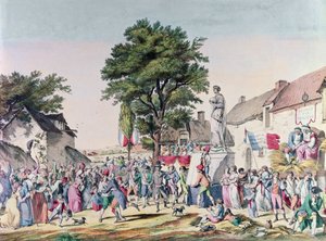 Dorffest zu Ehren des Alters zur Zeit der Französischen Revolution, 1795