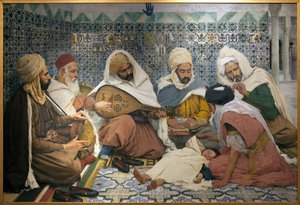 Exorzismus: Arabische Musiker vertreiben Dschinn aus dem Körper eines Kindes von Pierre Andre Brouillet