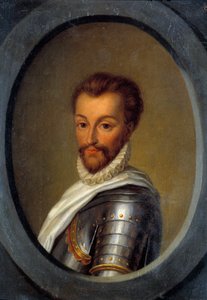Porträt von Heinrich I. von Bourbon (1552-1588) Prinz von Condé von Pierre Andre Cassel