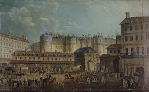 Der Sturm auf die Bastille am 14. Juli 1789 von Pierre Antoine Demachy