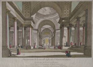 Ansicht des Inneren des Pantheon in Paris von Pierre Antoine de Machy