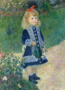 Ein Mädchen mit einer Gießkanne von Pierre Auguste Renoir