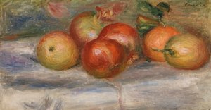 Äpfel, Orange und Zitrone von Pierre Auguste Renoir