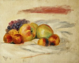 Äpfel und Trauben, ca. 1910 von Pierre Auguste Renoir