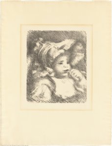 Kind mit einem Keks (Jean Renoir) von Pierre Auguste Renoir