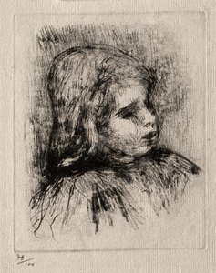 Claude Renoir, dreiviertel nach rechts, 1908