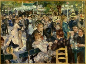 Tanz im Moulin de la Galette von Pierre Auguste Renoir