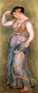 Tanzendes Mädchen mit Kastagnetten, 1909 von Pierre Auguste Renoir