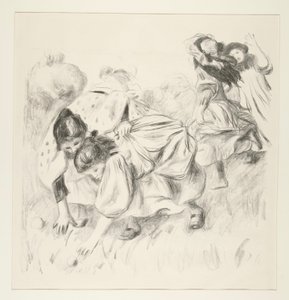 Kinder spielen Ball von Pierre Auguste Renoir