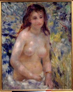 Studie eines Torsos, Sonnenlichteffekt von Pierre Auguste Renoir