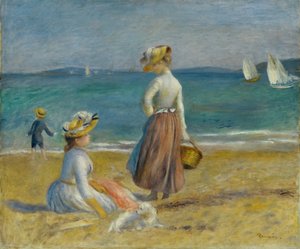 Figuren am Strand