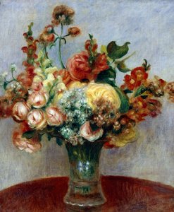 Blumen in einer Vase von Pierre Auguste Renoir