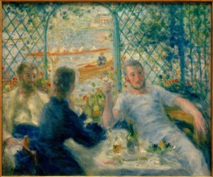 Frühstück im Restaurant Fournaise (Das Frühstück der Ruderer) von Pierre Auguste Renoir