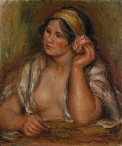 Gabrielle mit grüner Halskette, ca. 1905