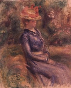 Mädchen mit Strohhut