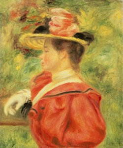 Mädchen mit Handschuh, ca. 1890