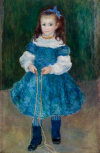 Mädchen mit Springseil (Porträt von Delphine Legrand)