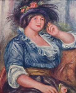 Mädchen mit einer Rose, 1913, 1923
