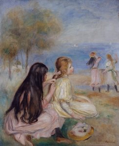 Mädchen am Meer, ca. 1875