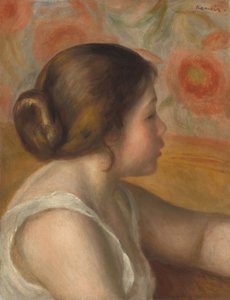 Kopf eines jungen Mädchens von Pierre Auguste Renoir