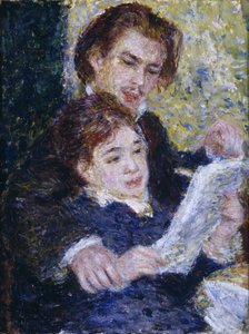 Im Atelier: Georges Riviere und Marguerite Legrand von Pierre Auguste Renoir