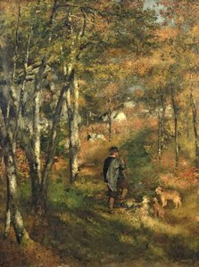 Jules Le Coeur im Wald von Fontainebleau von Pierre Auguste Renoir