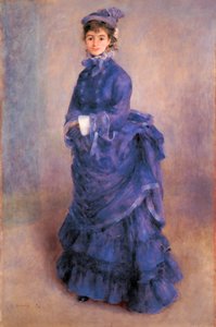 La Parisienne, Porträt von Madame Henriette Henriot, französische Schauspielerin und bevorzugtes Modell des Malers von Pierre Auguste Renoir