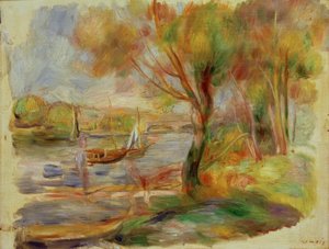 Die Seine in Argenteuil von Pierre Auguste Renoir