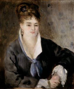 Dame in Schwarz, 1876