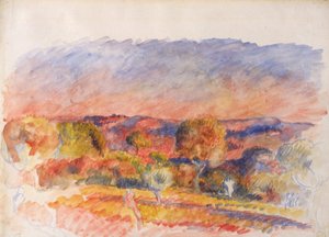 Landschaft, 1889 von Pierre Auguste Renoir