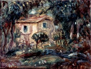 Landschaft. Le Cannet, 1902 von Pierre Auguste Renoir