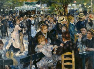 Le Moulin de la Galette von Pierre Auguste Renoir