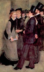 Verlassen des Konservatoriums (La Sortie du conservatoire) 1877 von Pierre Auguste Renoir