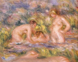 Die Badenden von Pierre Auguste Renoir