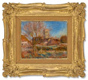Die Kirche in Essoyes, ca. 1900